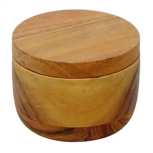 BOWL - Salero redondo de madera de acacia