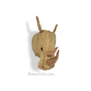 Cabeza de Rinoceronte Mediano Esparto