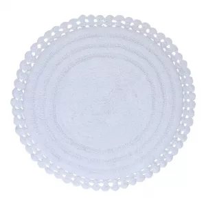 Alfombra de baño redonda Marnie 80cm