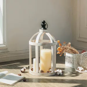 Linterna de madera decorativa