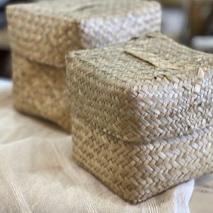 CAJA FIBRAS NATURALES - 16x16x16