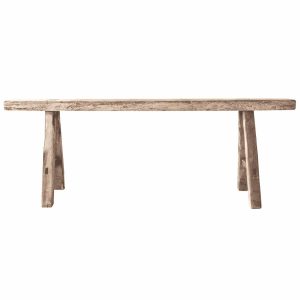 Banco vintage de madera de olmo