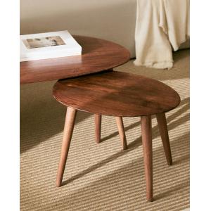 MESA DE MADERA BISELADA