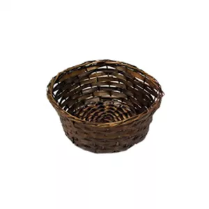 CESTA REDONDA BAMBÚ 22X8X22 CM MARRÓN
