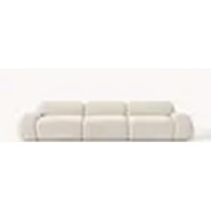Sofa modular en tejido bouclé wolke