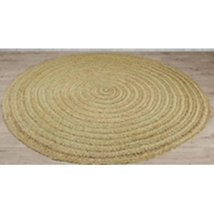 "ALFOMBRA MEDITERRÁNEA, ALFOMBRA DE ESPARTO.  2 M DE DIAMETRO   "