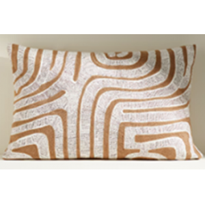 COJÍN DECORATIVO RECTANGULAR BORDADO SAFI