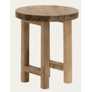 MESITA DE NOCHE DE MADERA MACIZA