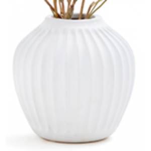 JARRÓN ESTRIADO DE CERÁMICA H15 CM ESTRIA