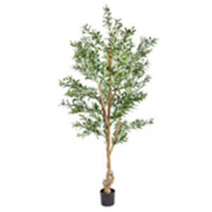 OLIVO ARTIFICIAL CON BASE, 220 CM DE ALTURA