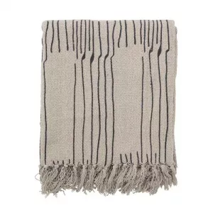 PLAID ALGODÓN RECICLADO NATURAL GELLY, 130X160CM