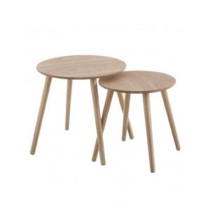 MESAS AUXILIARES REDONDAS SIRKA ANCHO 48CM FONDO 48CM ALTO 46CM