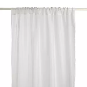 CORTINA CONFECCIONADA CON PASABARRAS ONE NUESTRO CORTINA CONFECCIONADA EN POLIÉSTER CON DISEÑO LISO.