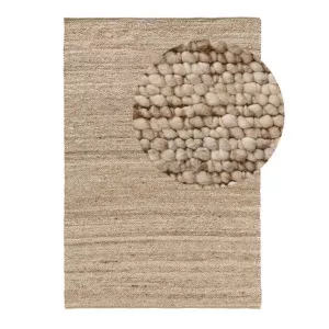 ALFOMBRA DE LANA FINN BEIGE SELECCIONA EL TAMAÑO 100X150 CM