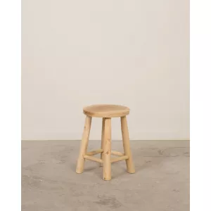 TABURETE DE MADERA DE TECA SAVIA