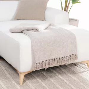 PLAID TIPO MANTITA EN COLOR BEIGE