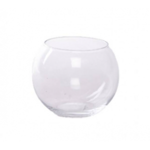 Jarron cristal forma de bola