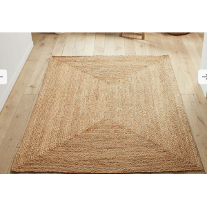 ALFOMBRA DE YUTE RECTANGULAR AFTAS 120X170CM