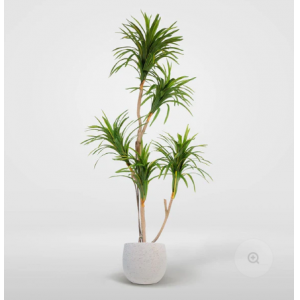 PLANTA ARTIFICIAL YUCA DE 185CM CON MACETA DE PLÁSTICO