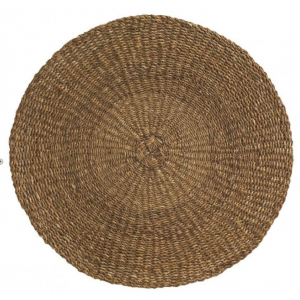 ALFOMBRA REDONDA 100 ALGAS MARINAS MARRÓN