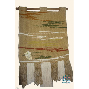 TAPIZ DE YUTE. LAS MEDIDAS SON DE 55 X 70 CM