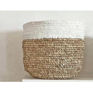 CESTO RAFIYE BLANCO Ø35 X 35 CM