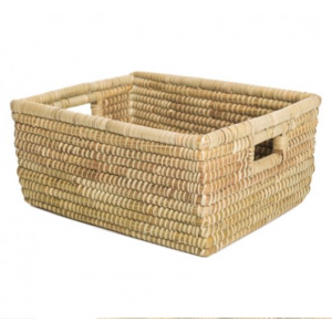 CESTA RECTANGULAR NATURAL 38X31X20 CM