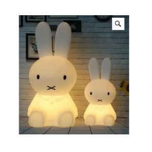 LÁMPARA LED INFANTIL ‘CONEJO’ QUITAMIEDOS, LUZ CÁLIDA REGULABLE