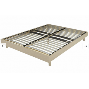 "SOMIER DECORATIVO DE LÁMINAS + PATAS 160 X 200 CM"