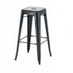TABURETE INDUSTRIAL JOSHUA NEGRO