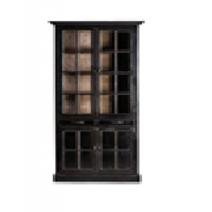 VITRINA ZENICA EN COLOR NEGRO/NATURAL MATERIAL: MADERA DE OLMO
COLOR: NEGRO/NATURAL