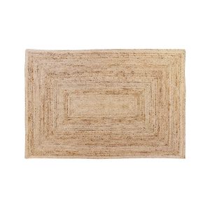 ALFOMBRA RECTANGULAR 120X180 YUTE TRENZADO NATURAL