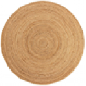 ALFOMBRA REDONDE DE YUTE JUTTA 90CM