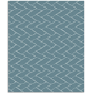 ALFOMBRA VINÍLICA MOSAICO LADRILLOS AZUL 80X150CM