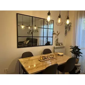 Espejo Ventana Negro