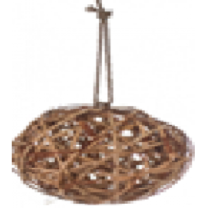BOLA DECORATIVA COLGANTE DE RATTÁN 24 CM