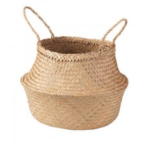 CESTA DE MIMBRE NATURAL