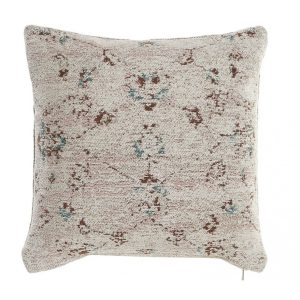 COJÍN ALESE ALGODÓN POLIESTER BEIGE CUADRADO L45