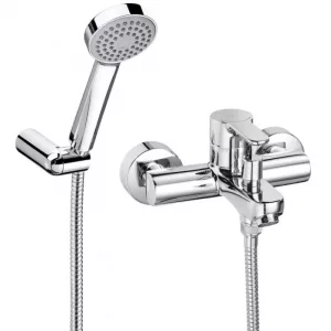 GRIFO DE BAÑERA Y DUCHA PARA INSTALACIÓN EMPOTRADA DE 21,7 CM CON ACABADO CROMADO L20 ROCA
