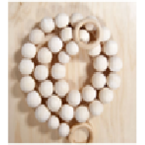 GUIRNALDA BOLAS MADERA NATURAL. MEDIDAS: 1 METRO DE LARGO APROX.
COLOR: NATURAL.
32 BOLAS DE 30MM Y 4 BOLAS DE 20MM DE DIÁMETRO.