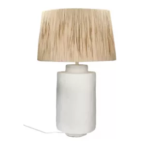 Lámpara de mesa de papel maché