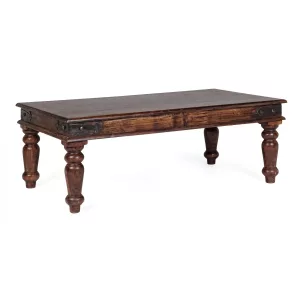 MESA DE CENTRO ASSENIA MADERA MACIZA MARRÓN