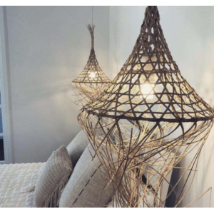 PANTALLA DE LÁMPARA DE TECHO MYKONOS NATURAL