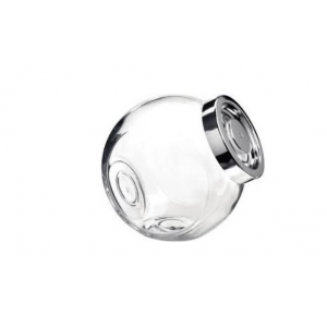 "Tarro inclinado de cristal