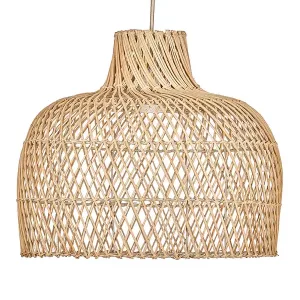 LÁMPARA DE TECHO MIMBRE NATURAL TRENZADO JOLIE 39CM