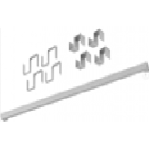 SET BARRA DE COCINA DELINIA ID ACERO INOX 60 CM 8 GANCHOS COLGAR