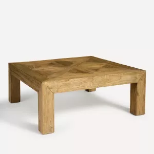 Mesa de centro de madera de olmo reciclado Mimosa El Corte Inglés