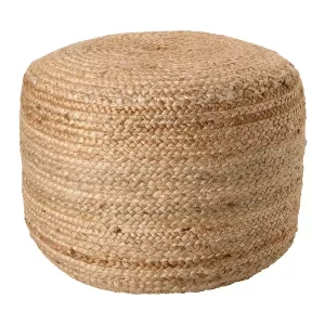 Puf redondo de exterior Yute El Corte Inglés