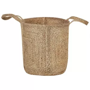 Cesta de yute natural/beige 41 cm PATIALA