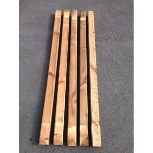 HaGa - 1 poste de 7 x 7 x 180 cm, poste de madera de pino impregnada